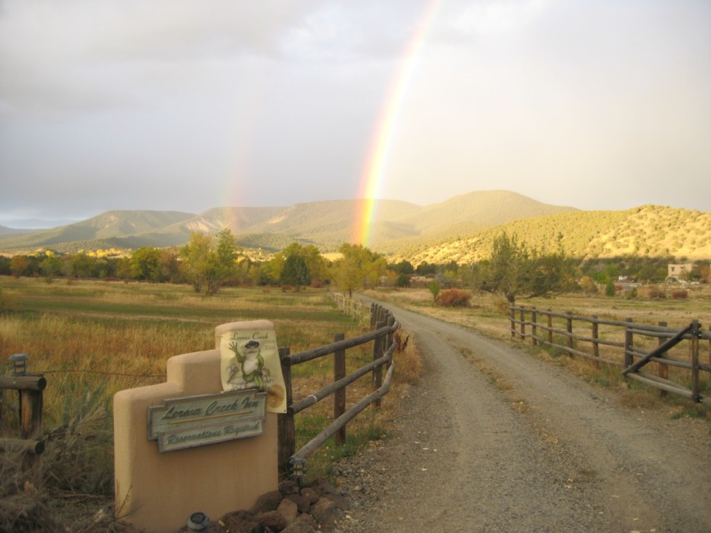 entrance w rainbow